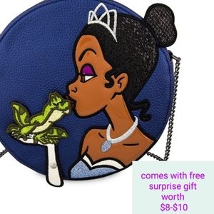Gentlyused Disney Danielle Nicole Tiana Frog purse